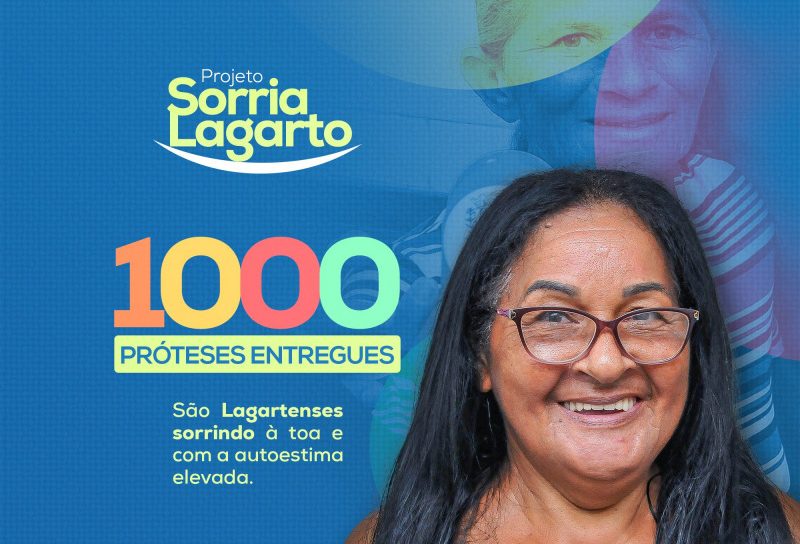 ”Sorria Lagarto”: 1000 próteses dentárias já foram entregues pelo projeto