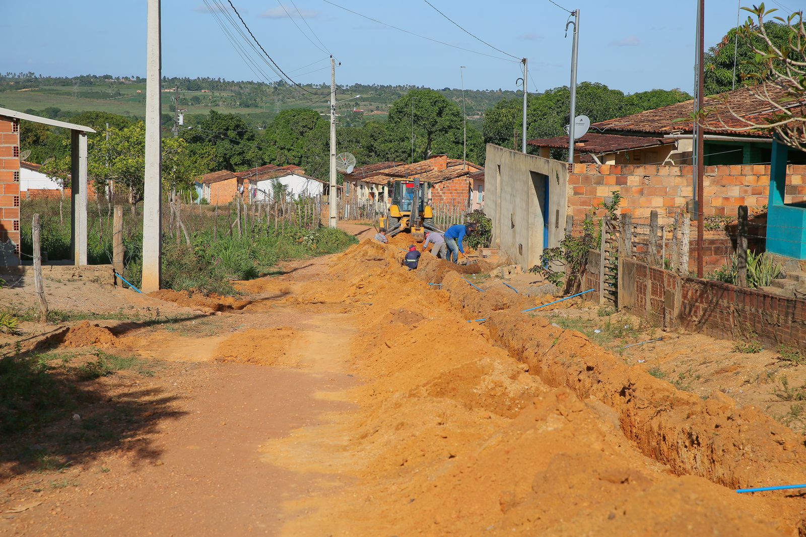 Expansão do abastecimento de água levará mais qualidade de vida aos moradores do Povoado Piçarreira