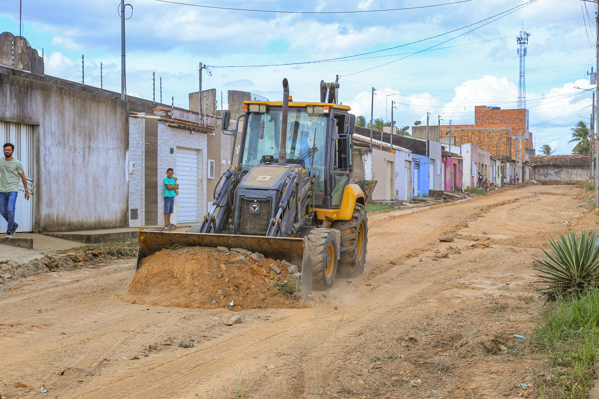 Início das obras de calçamento no Bairro Cidade Nova: Lagarto investe na qualidade de vida dos moradores