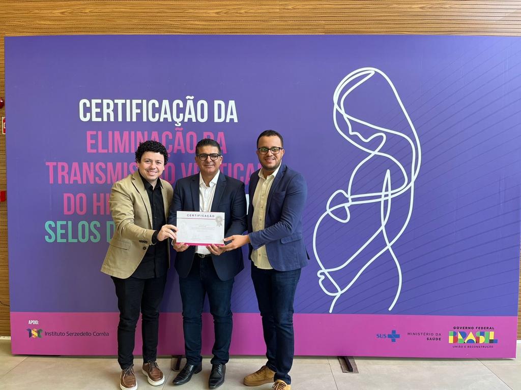 Brasília: Secretaria de Saúde de Lagarto recebeu Selo Prata de boas práticas rumo à eliminação da transmissão vertical do HIV