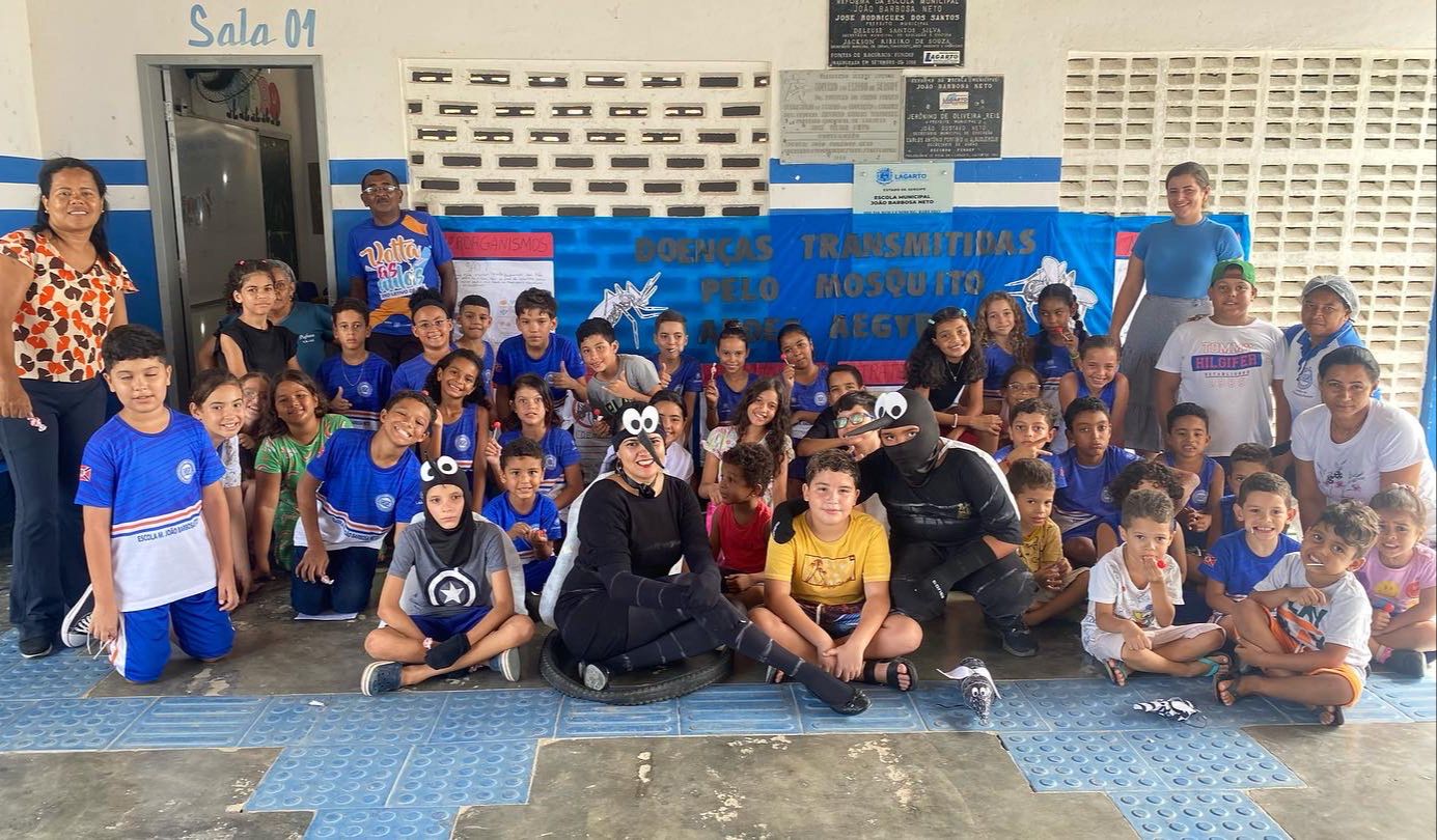 Ação educativa nas escolas municipais de Lagarto promove conscientização sobre a dengue