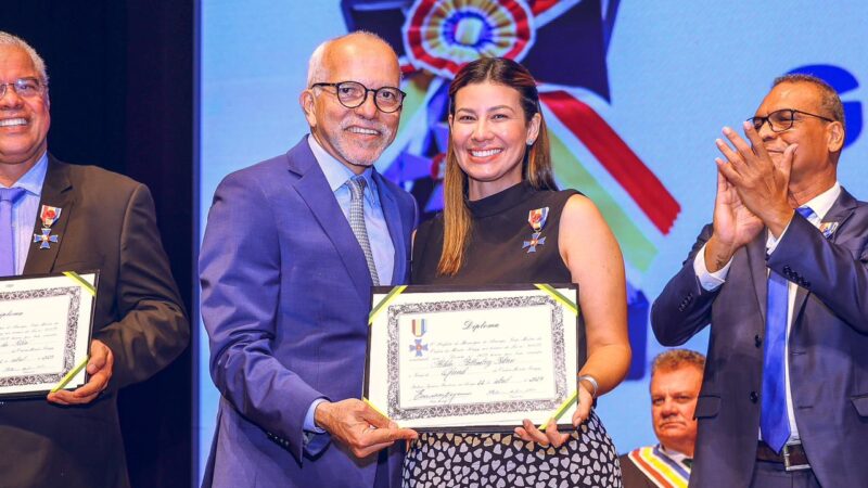 Prefeita Hilda Ribeiro recebe Comenda da Ordem do Mérito Serigy