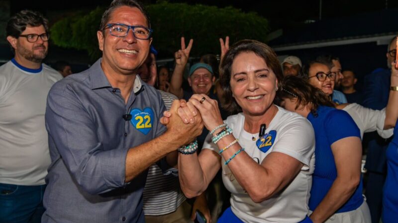 Emília Corrêa agradece votação e afirma estar confiante na vitória no segundo turno