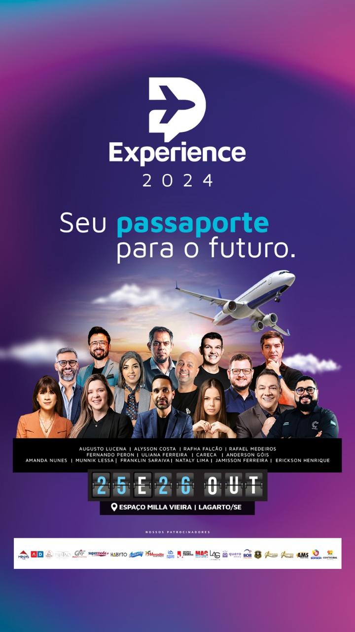 Lagarto se prepara para a 2ª Edição do Experience, o maior evento de empreendedorismo de Sergipe*