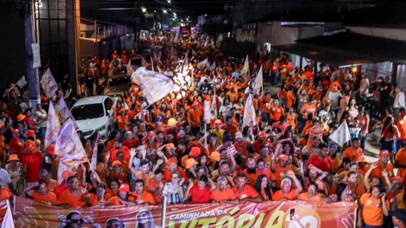 Rafaela faz a maior manifestação política da história de Lagarto