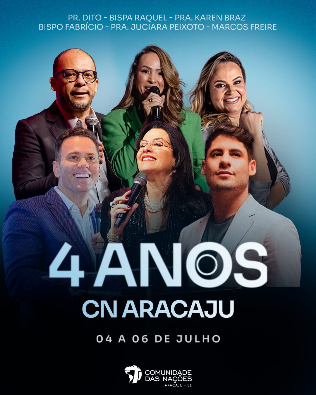 Comunidade das Nações celebra 4 anos em Aracaju com programação especial e presença de líderes nacionais