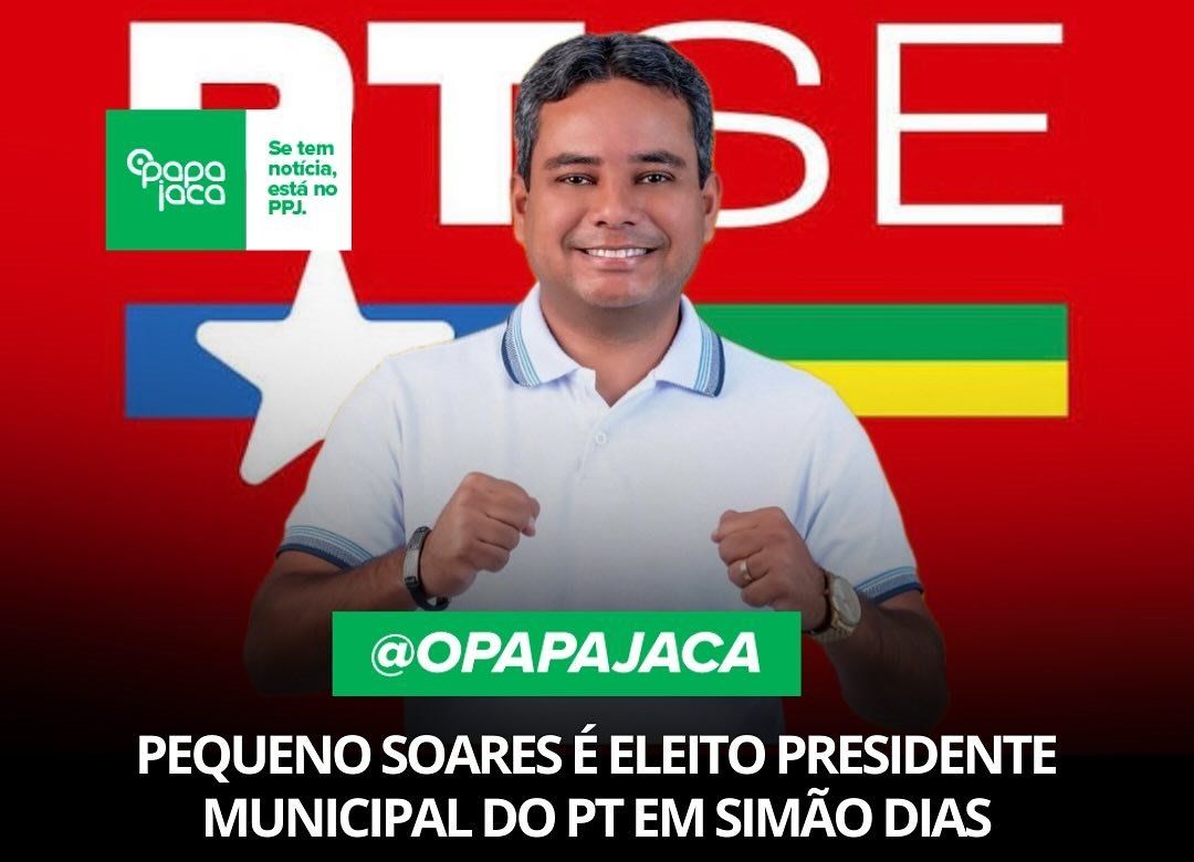 Pequeno Soares é eleito presidente municipal do PT em Simão Dias